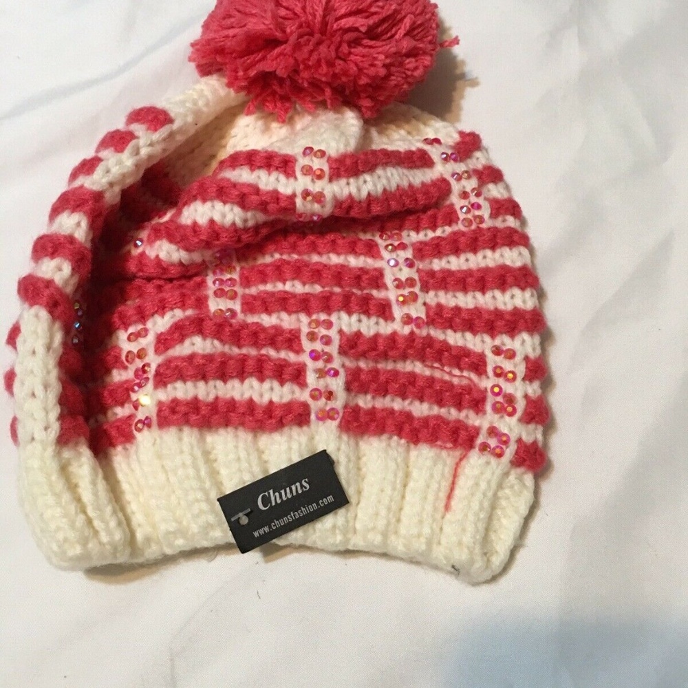 Unisex Beanie Cap Pom Pom Knit Winter Hats Warm - Picture 2 of 4